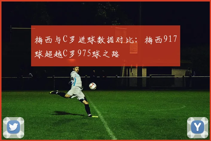 梅西与C罗进球数据对比：梅西917球超越C罗975球之路
